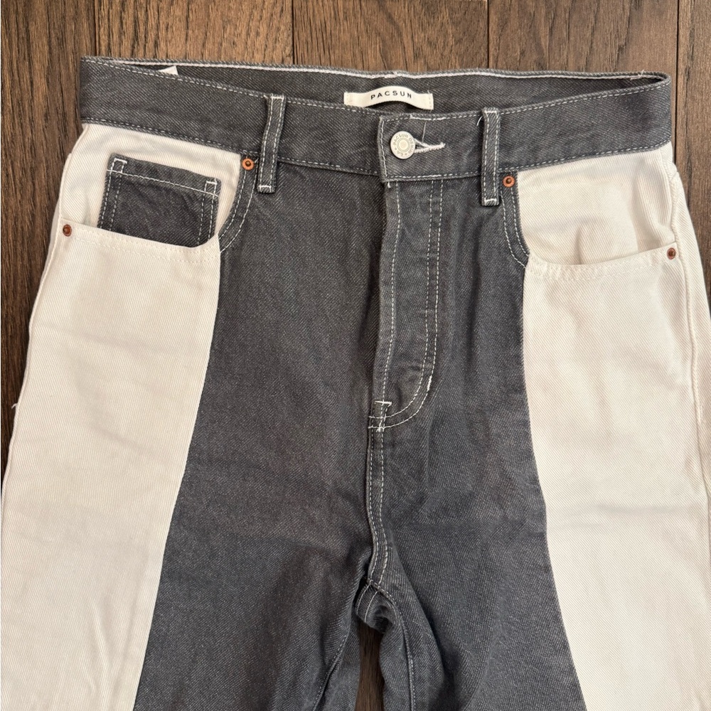 PACSUN ☀️ High Rise Straight 100% Cotton Denim Jean - size 27